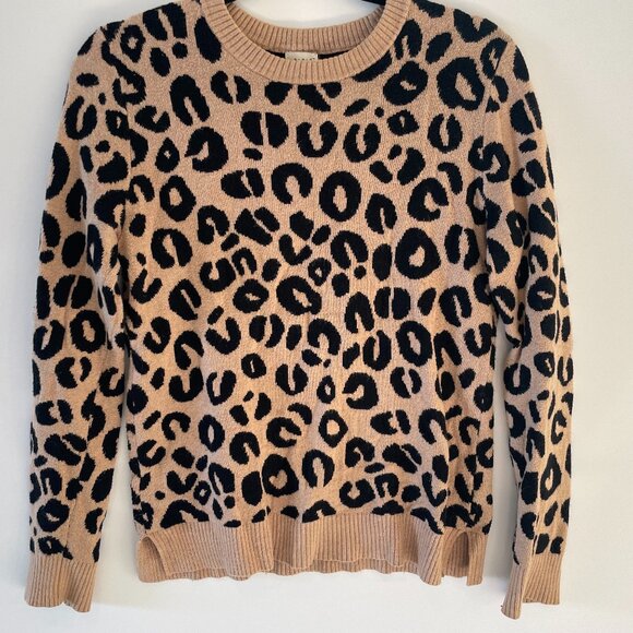 A New Day Sweater | Target Brand | Size Small | Leopard Print - Picture 1 of 7